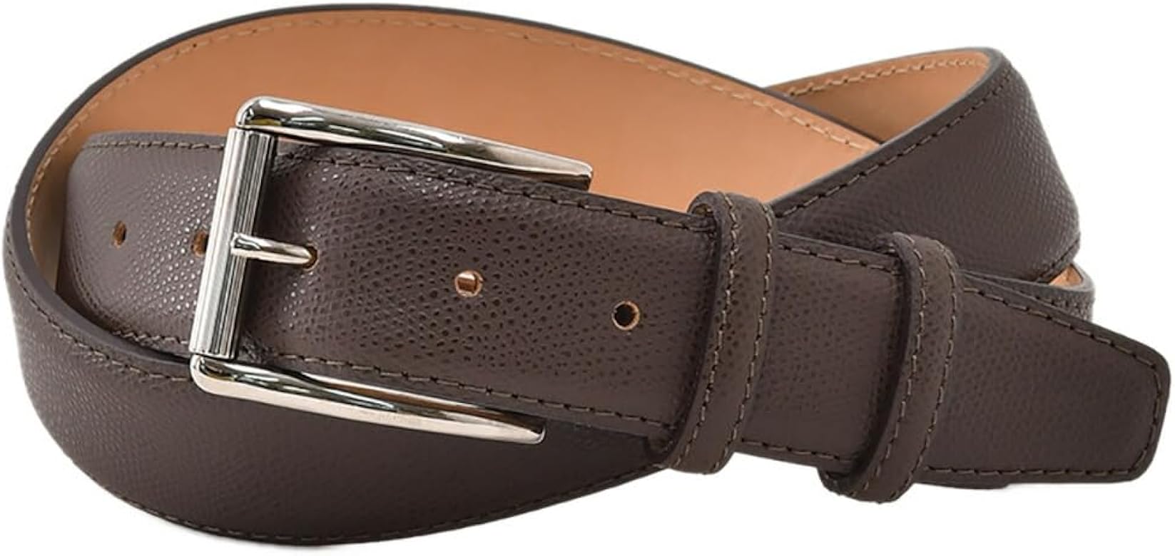 レア！GOOD ENOUGH ロゴ型押し本革レザーベルト size34 ブラック